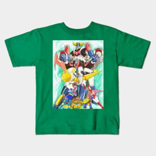 Nagai Super Robots Kids T-Shirt